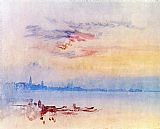 Venice Looking East from the Guidecca Sunrise by Joseph Mallord William Turner